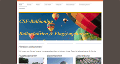 Desktop Screenshot of csf-ballooning.de